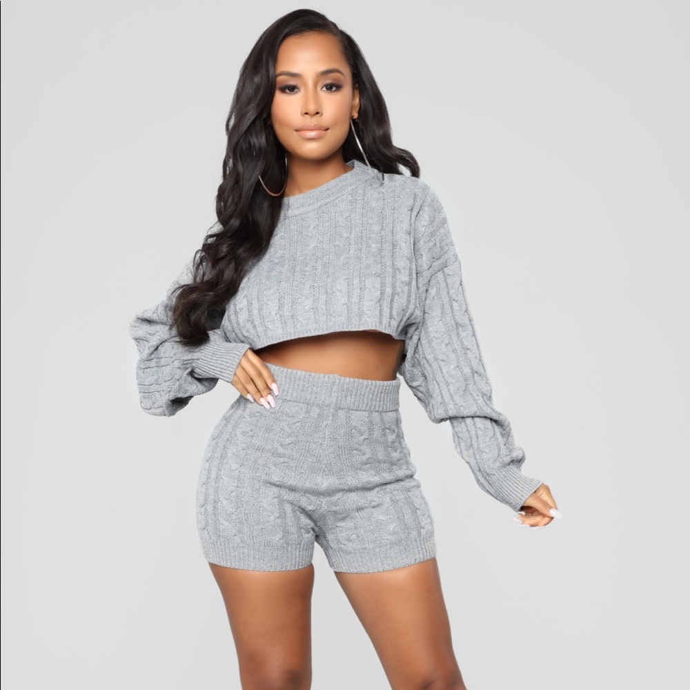 Figueroa Set - Heather Grey size M